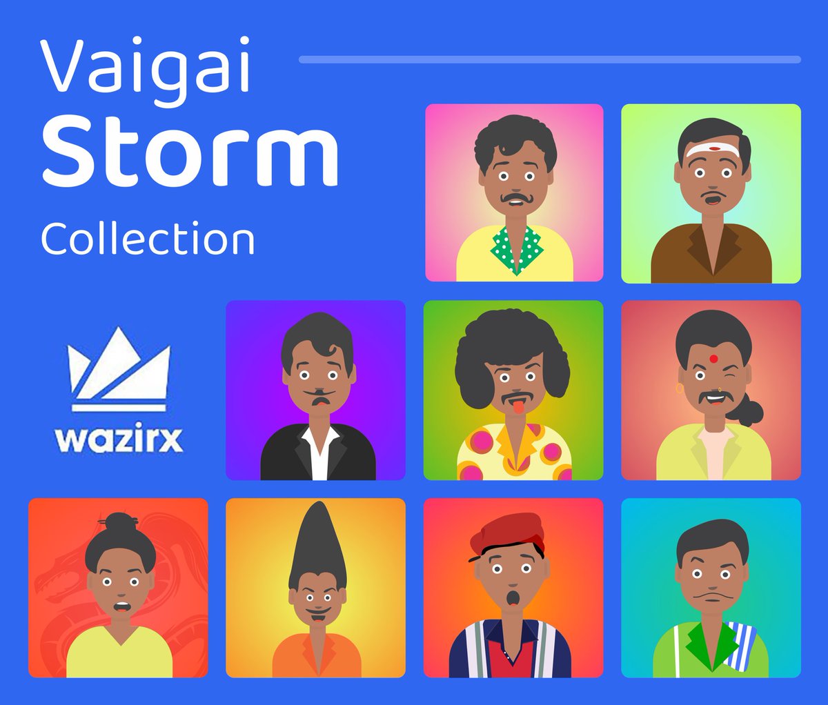 aatizs's tweet image. Vaigai storm is approaching soon… Are you guys ready? @WazirXNFT 
#wazirxnft @THENFTVILLAIN  @being_mystique @ponbalaji_ @raasolio @sandeshsuvarna