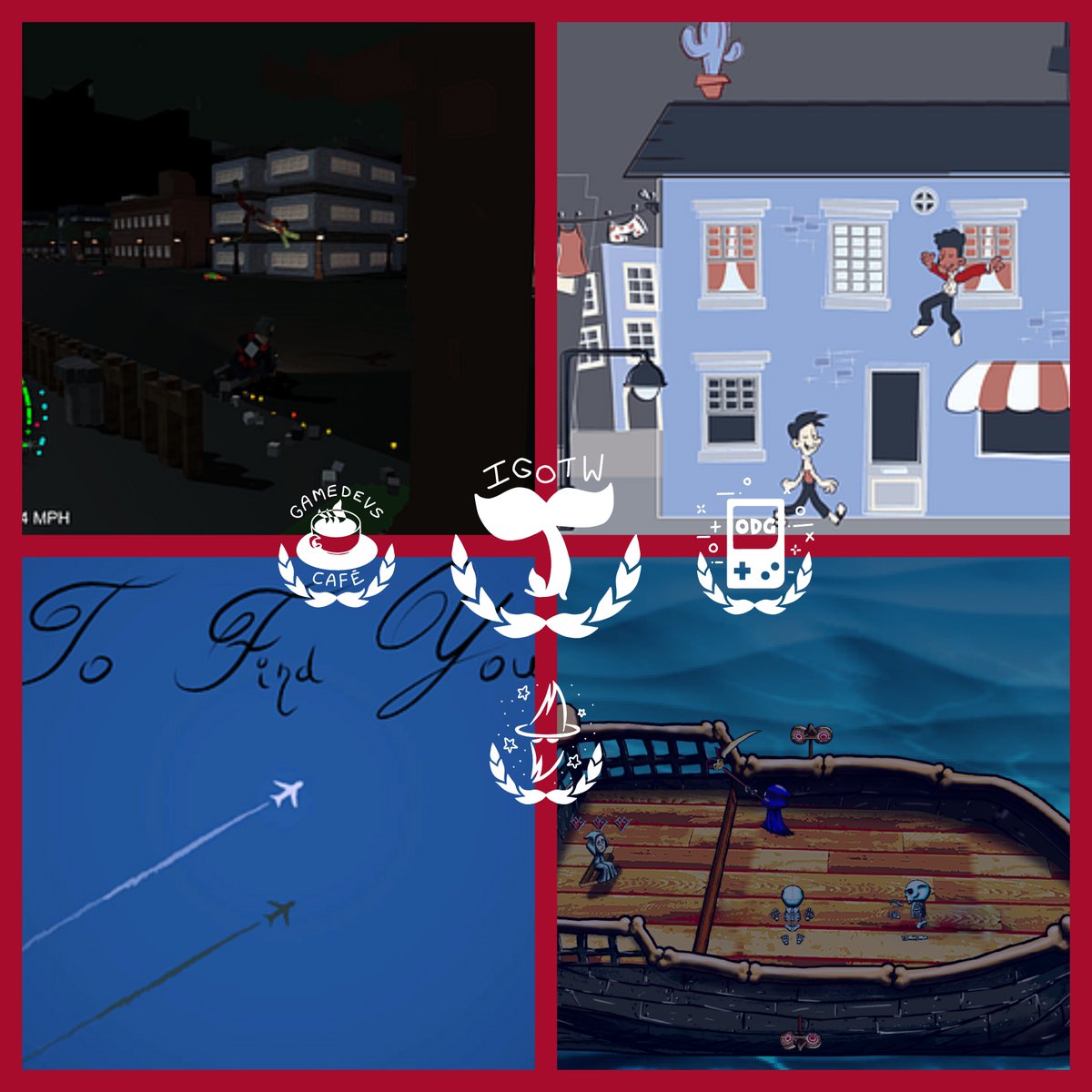 The first annual IGOTW Jam has come to an end! Check out the results and play the submissions here: itch.io/jam/igotw-01/r… Congratulations to the winners and well done to all the teams that entered :D We loved playing your games!

#gamedev #indiedev #IndieGameDev #indiegames