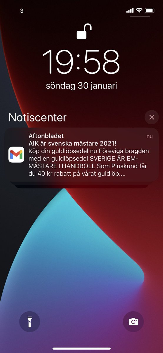 Grattis AIK #aftonbladet