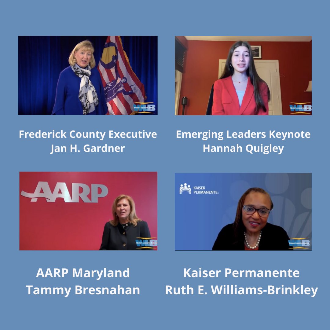 MoCoWomen's tweet photo. Wonderful greetings from each of the speakers below! Thank you for kicking off our event this afternoon.

#WLB2022 #MoCoWLB #WomenVote https://t.co/NZA72lQzcJ