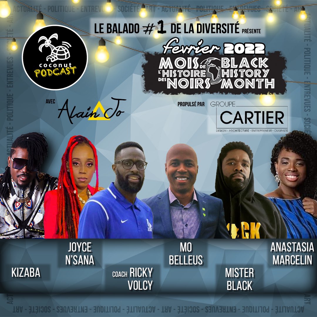 Célébrons le Mois de l’histoire des Noirs avec des invités incroyables!!!!
<a href="/LKIZABA/">KIZABA</a> <a href="/JoyceNsana/">nsana joyce</a> <a href="/RickyVolcy/">Coach Ricky Volcy</a> <a href="/mobelleus_TD/">Mo Belleus</a>