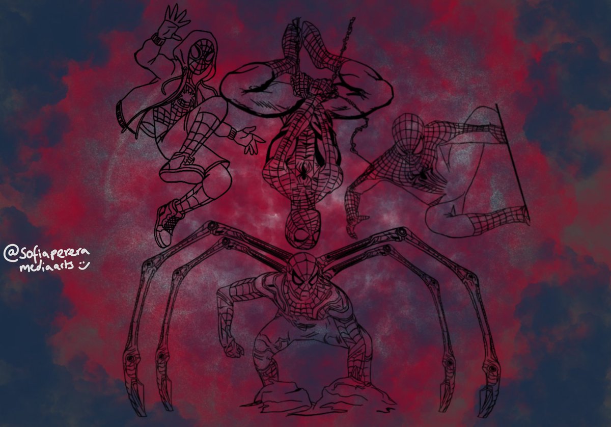 sofartandcomics's tweet image. Who’s your fave spidey? #wip #art #digitalart #SpiderManNoWayHome #SpiderMan #MilesMorales #spiderverse