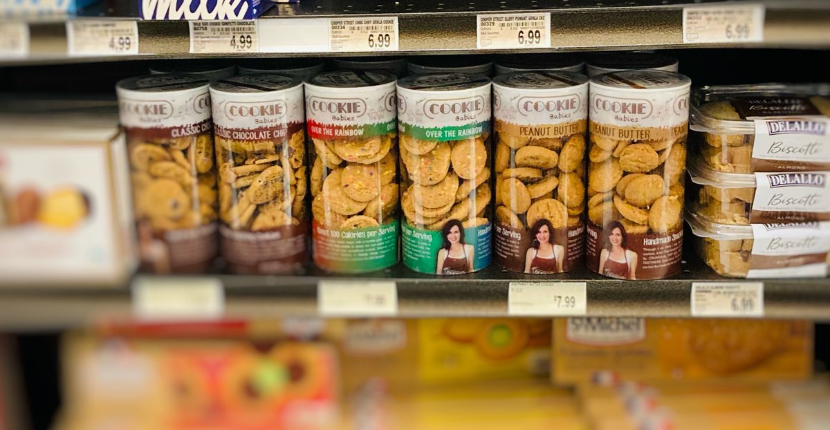 CookieBabies's tweet photo. Restocked! @ajsfinefoods #CookieBabies #Classic #ChocolateChip #OverTheRainbow #PeanutButter #handmade #snack #cookie #treats #Arizona https://t.co/li9CBQ8U1K