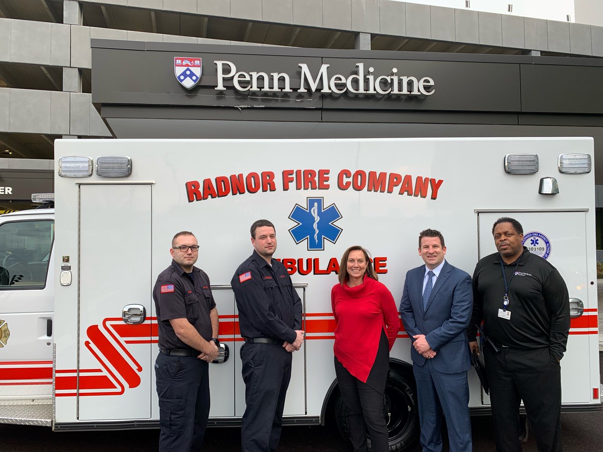 PennTrauma's tweet image. Radnor EMS now has a sub-station at Penn Medicine Radnor! Thanks to a new partnership, Radnor EMS will post personnel and an ambulance at the medical center, thereby providing the surrounding community with improved emergency response.