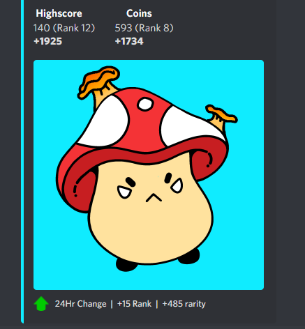 Mushroom #61 is climbing up the #rarity ranks!! Pick up a mushroom on #OpenSea and start competing🚀