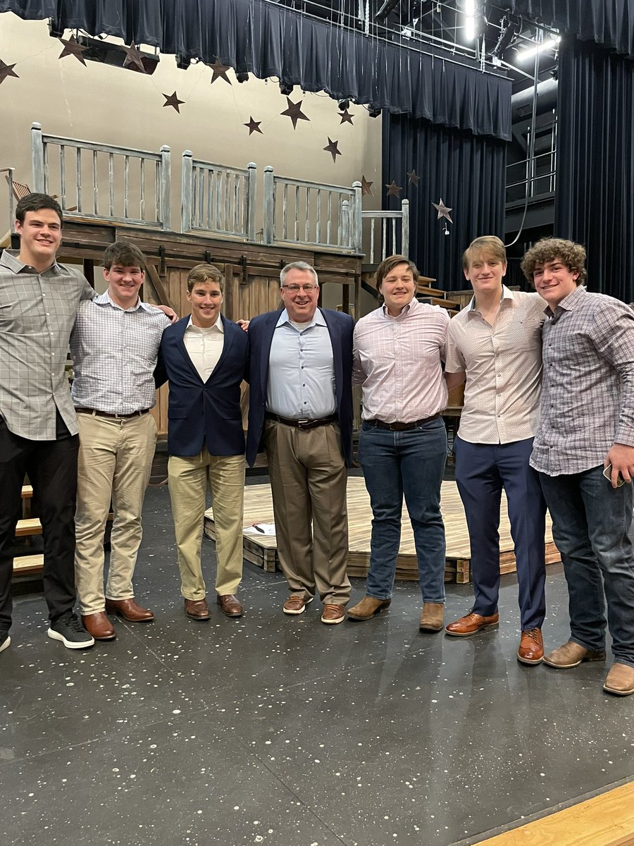 Before the season, I told our OLine that I thought they could earn four All-Conference nominations. I was wrong. They got 5 (+1 as a DLineman). Super proud of these men. <a href="/TCAAddisonFB/">TCA Trojan Football</a> <a href="/HC_Hayes/">Steve Hayes</a> <a href="/GregJohnston67/">Coach Greg Johnston</a> <a href="/CoachMayTCA/">CoachMayTCA</a>
