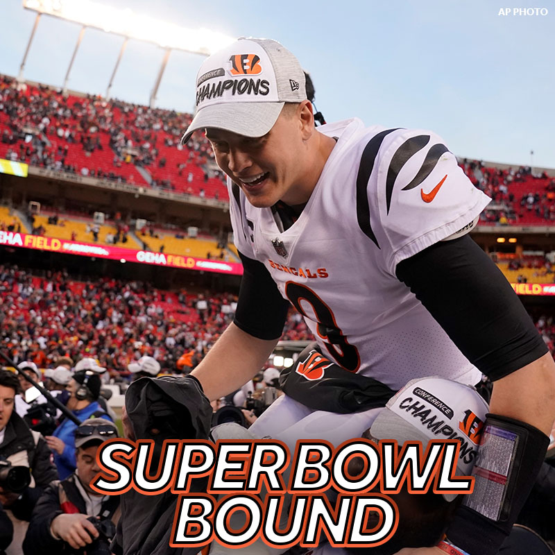 WLWT's tweet photo. SUPER BOWL BOUND! Who Dey! https://t.co/D0igj4n4Rp