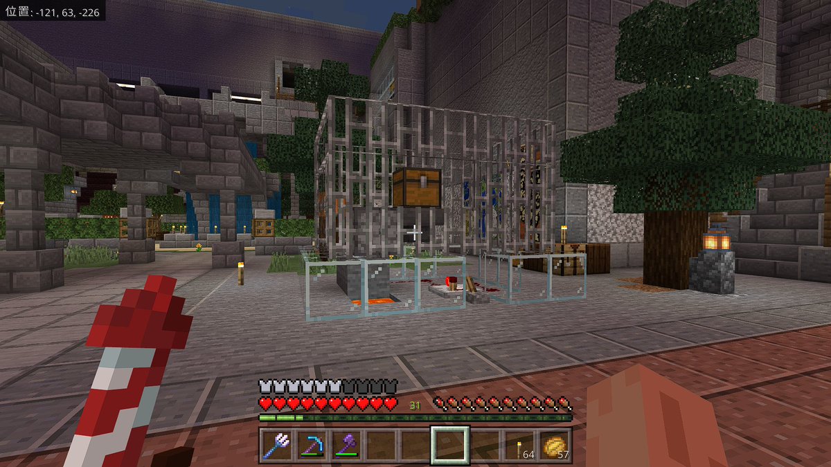 busaikuottou's tweet image. ゴミが溜まってきたので焼却炉を作った。チェストに入れてスイッチを入れると捨てていく仕組み。
#minecraftjp #マインクラフト