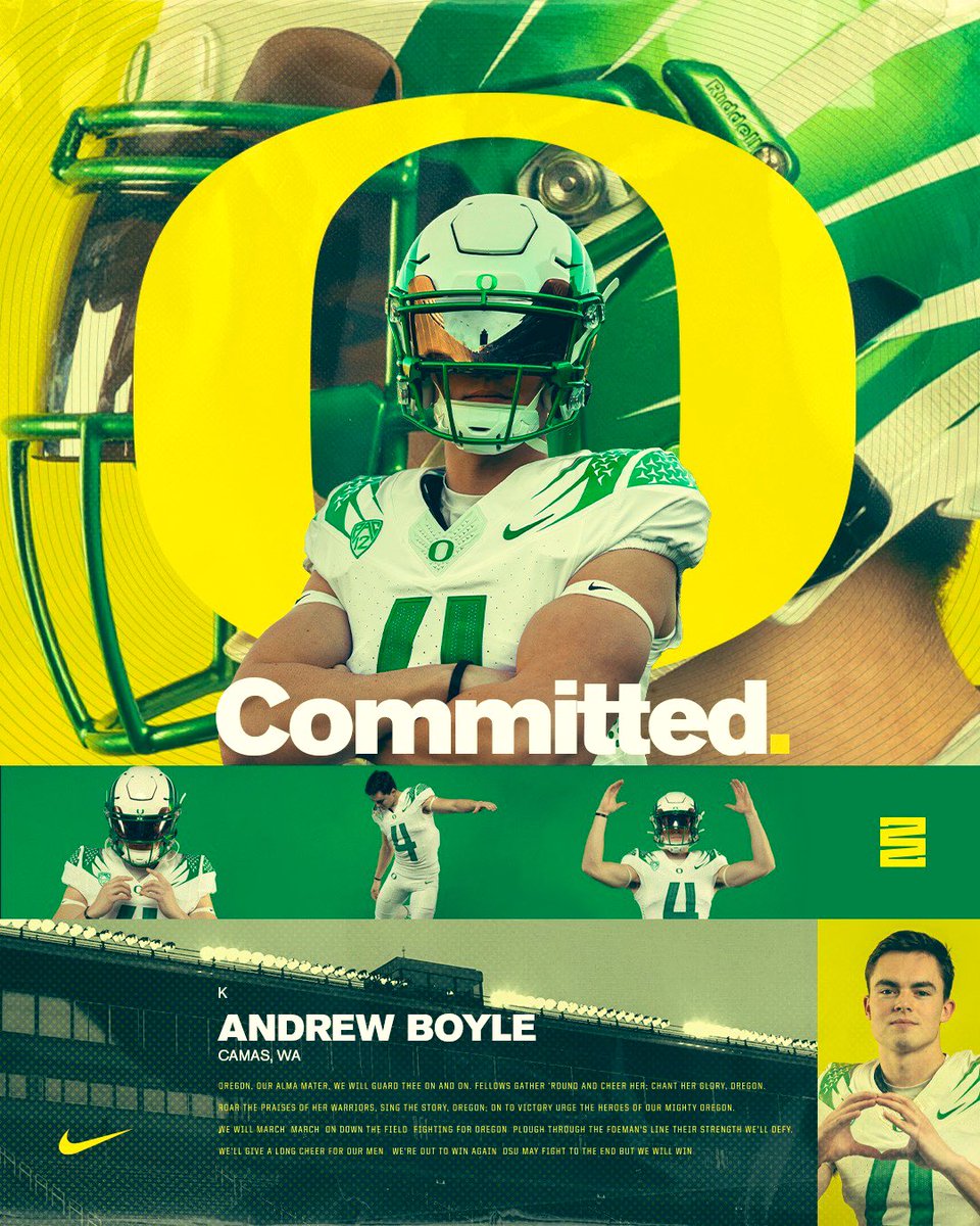 Excited and Grateful! I am Committed to The University of Oregon on a Full Scholarship!! #ChangeTheGame #GoDucks