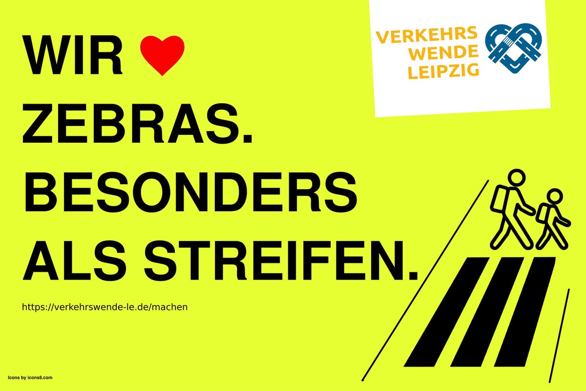 Mit #LeipzigPasstAuf appelliert die <a href="/StadtLeipzig/">Stadt Leipzig</a> an alle Verkehrsteilnehmer, mehr Rücksicht zu nehmen. Dies unterstützen wir ausdrücklich.

Jedoch kann sie selbst viel mehr tun. In diesem Sinne haben wir die Kampagne um ein paar Motive ergänzt.

👉 verkehrswende-le.de/machen