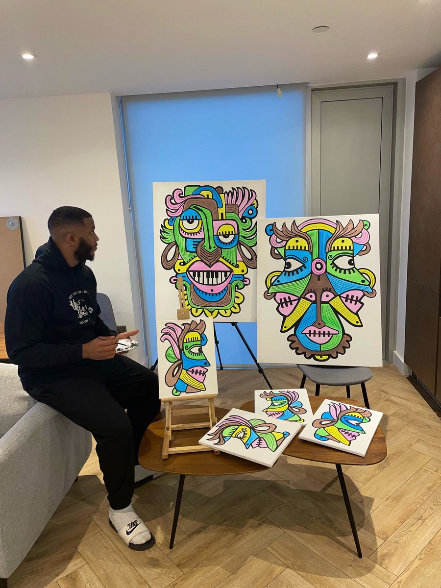 MaikelYou's tweet photo. ‘Art is coming face to face with oneself.’ https://t.co/J6fD8gmMNy