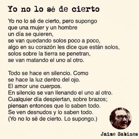Frases de Sabines (@jaime_sabines) on Twitter photo 