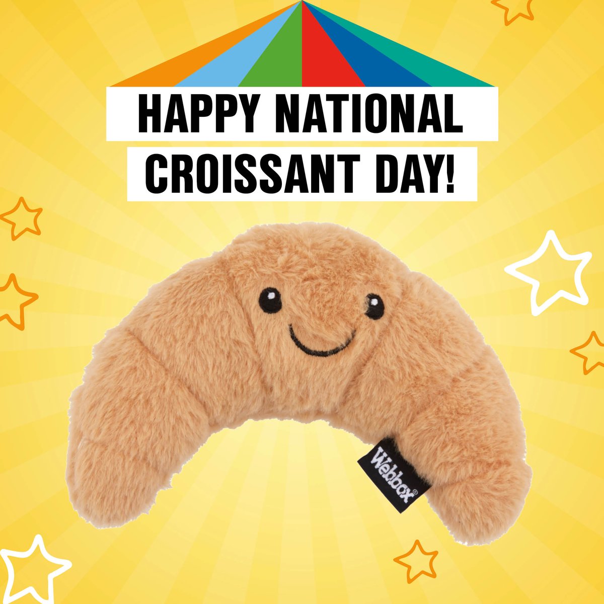 Webbox Pet Food on X: Happy National #CroissantDay! Head to your local  Morrison's to pick up our supaw cute croissant toy 🥐   / X