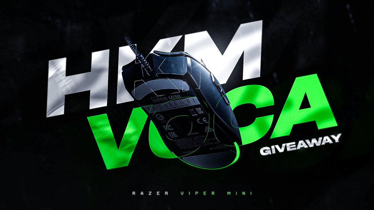 🚨GIVEAWAY🚨

1x Razer Viper Mini Ultra-Light

Complete ALL the following steps to enter:

• Follow <a href="/codeHKM/">HKM</a> and <a href="/VocaFN/">Arrow Voca</a> 
• Like and Retweet
• Tag 2 Friends in the replies below

End in 7 days, Best of luck 🤞