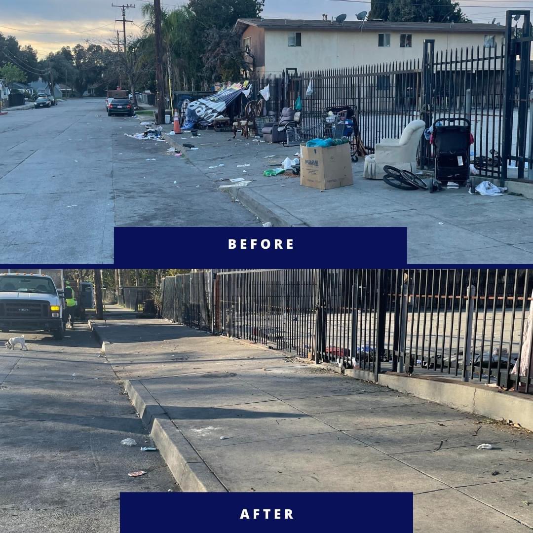 SanBernardinoPD's tweet photo. Eastern District Clean Up
Earlier this week our Eastern District Resource team received several complaints about blight in the area of Baseline & Waterman Avenue and Baseline & Belle Street.
#DistrictCleanup #EasternDistrict #Responsiveness #SBPD #GoSBCity https://t.co/Ome1G71Jhm