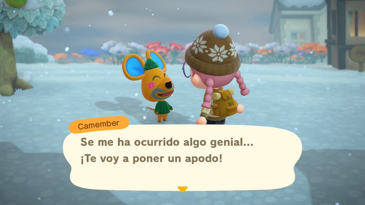 putrigotchi's tweet photo. ¿Cascajal, en serio Camember? ¿Cascajal? 😂😂 Pues no, así no... Tú llámame churri, bonito 😁
#ACNH #AnimalCrossing #NintendoSwitch #Camember #Limberg https://t.co/xjWFLsJWbV