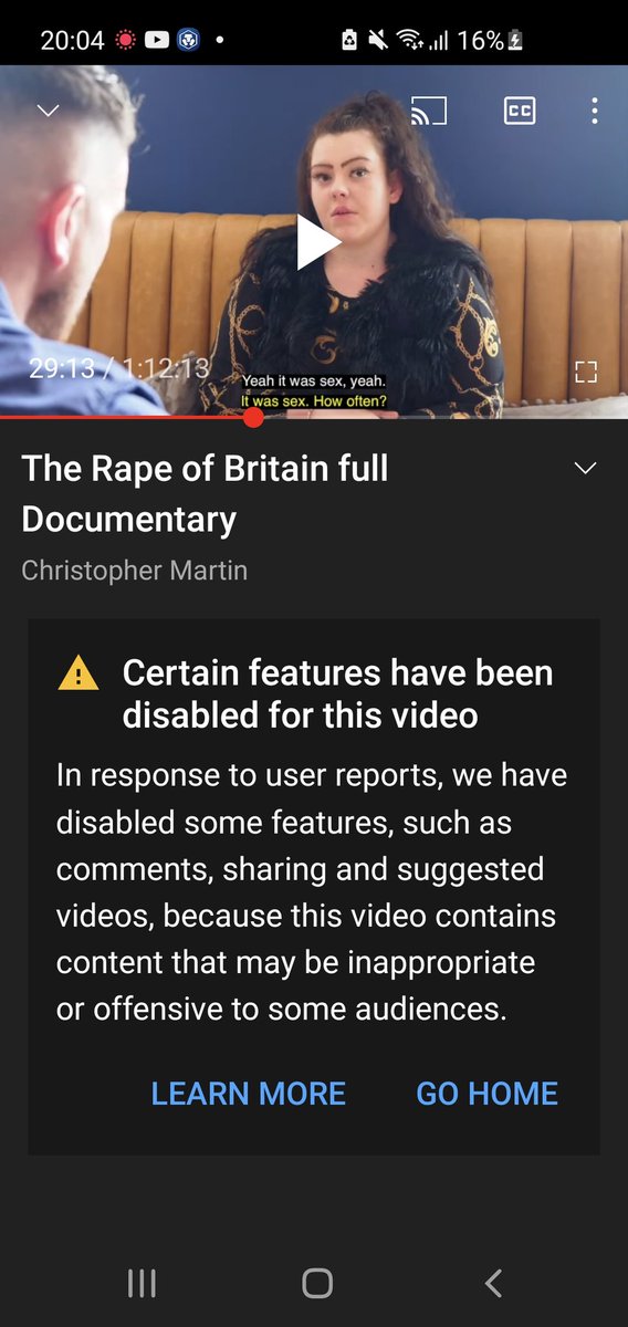 henefer23's tweet photo. @YouTube 
Why on earth would you sensor this.  
Hurts my soul 
#save our kids @YouTube https://t.co/hoOwq3jlXN