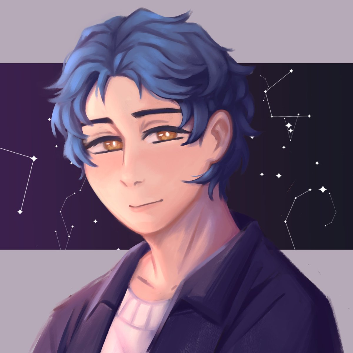 [OC] my first painting!! featuring reo once again