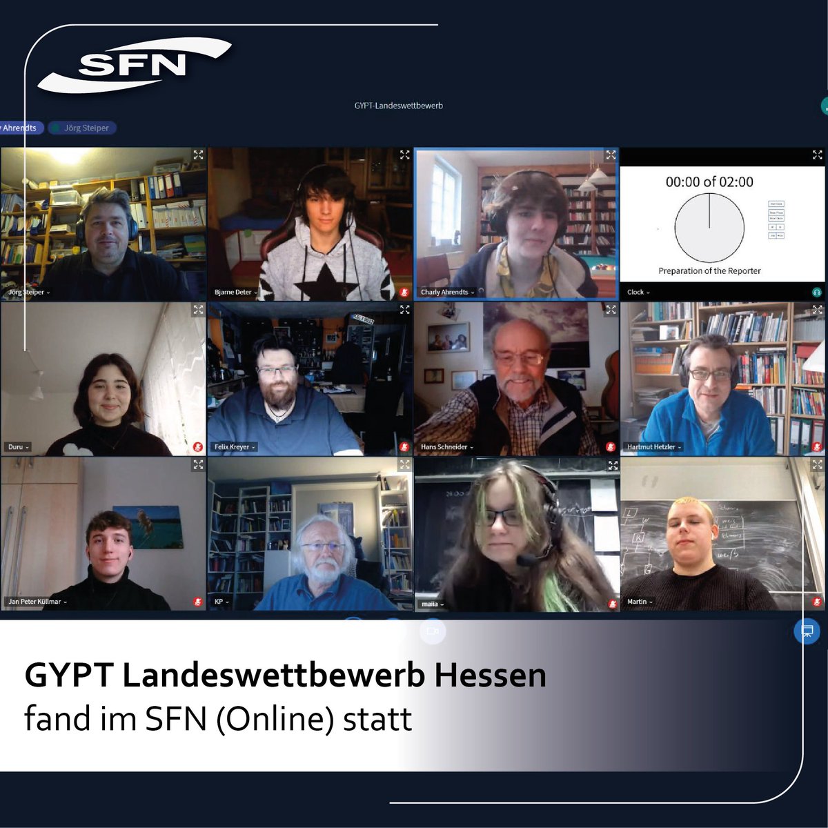sfn_kassel's tweet photo. Gestern fand das German Young Physicist's Tournament auf der Landesebene Hessen statt. 2 Teams haben wissenschaftliche Vorträge gehalten, und sich danach einer Diskussion zu Ihrem Thema gestellt. Wir gratulieren den Gewinnern und wünschen viel Erfolg auf dem Bundeswettbewerb. https://t.co/udY3lXhBnc