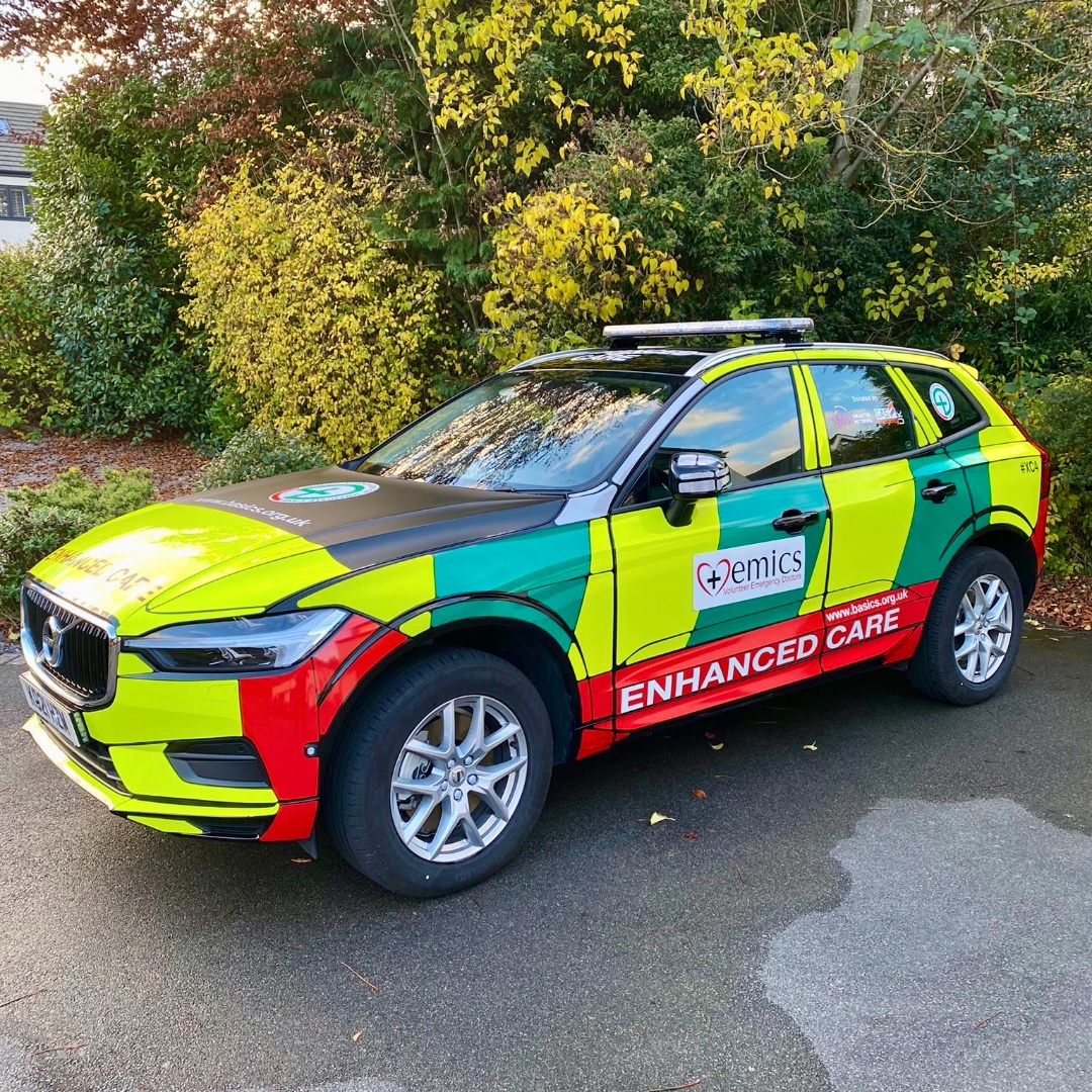 EMICS999's tweet photo. #XC4 is our fantastic response car donated by @Smarterm3tering. It is turning out to be a fantastic resource for supporting &amp; training new doctors joining #EMICS. 

If you ever see us out an about make sure you come say hi! 

#Enhancedcare #EMAS #EastMidlands #PHEM https://t.co/8upiWZS7dG