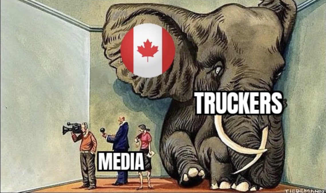 JamesMelville's tweet photo. Sometimes a cartoon conveys a thousand words.

#TruckersForFreedom2022 https://t.co/TAv4YbDW3F