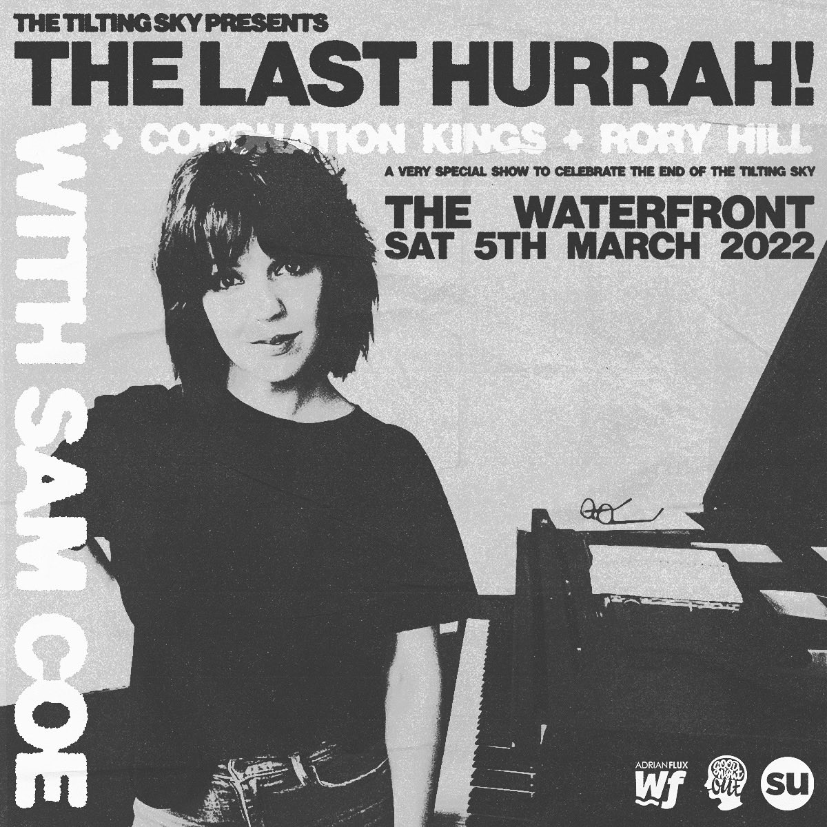 Craig Hill (@tiltingcraig) on Twitter photo Have you played under The Tilting Sky or been present over the last few decades? Well I’d appreciate your smiling face & good vibes as I say goodbye <a href="/WaterfrontNR1/">The Adrian Flux Waterfront</a> Main Room 05/03 with <a href="/samanthacoe/">Sam Coe Music</a> @CoronationKings & Rory Hill + more! xx Have you played under The Tilting Sky or been present over the last few decades? Well I’d appreciate your smiling face & good vibes as I say goodbye <a href="/WaterfrontNR1/">The Adrian Flux Waterfront</a> Main Room 05/03 with <a href="/samanthacoe/">Sam Coe Music</a> @CoronationKings & Rory Hill + more! xx