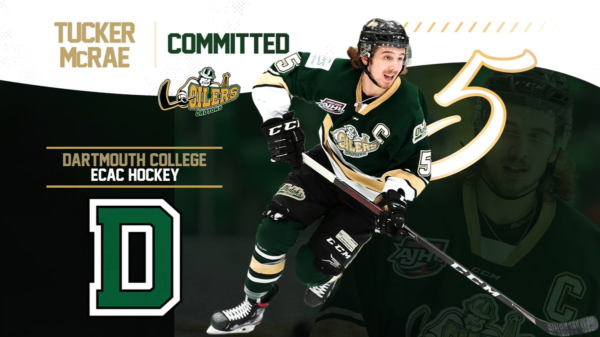 Extremely proud and honoured to announce my commitment to play division I hockey at Dartmouth College. I would like to thank my family, friends, teammates and coaches for helping me reach this point! @dartmouth_MIH