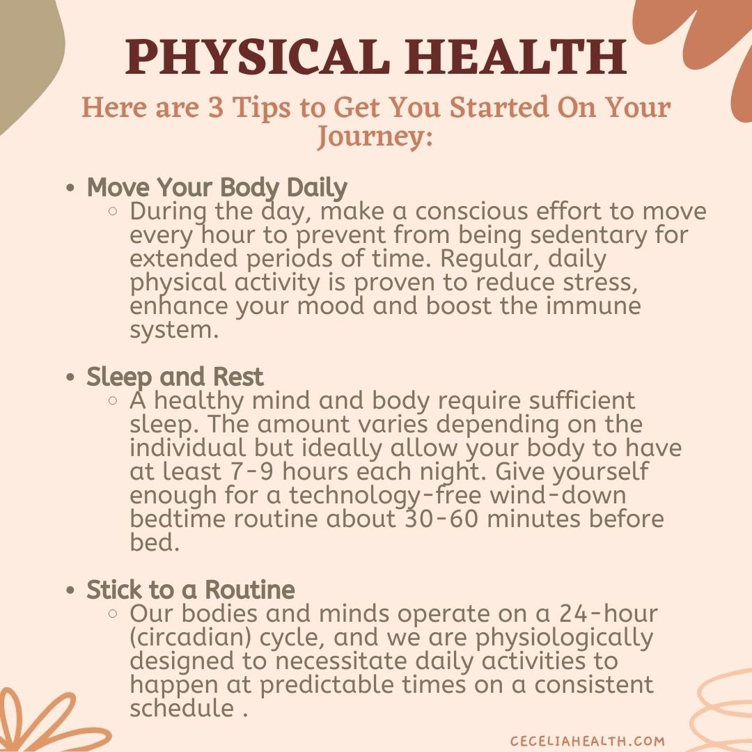 TandemEd's tweet image. Today we want to highlight physical health. Physical health looks different for everyone so find what works best for you!