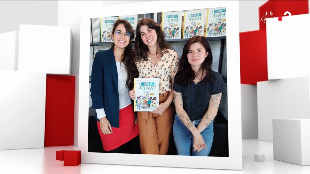 Tellement heureuse d'avoir présenté notre BD "10 idées reçues sur le climat" aux côtés du Petit Prince de la chanson française, #GérardLenorman, dans l'émission #VivementDimanche de #Drucker. Information &amp; action pour la jeunesse. Merci à Myriam Dahman, <a href="/maureen_poigno/">maureen 🐥</a> et #Glénat