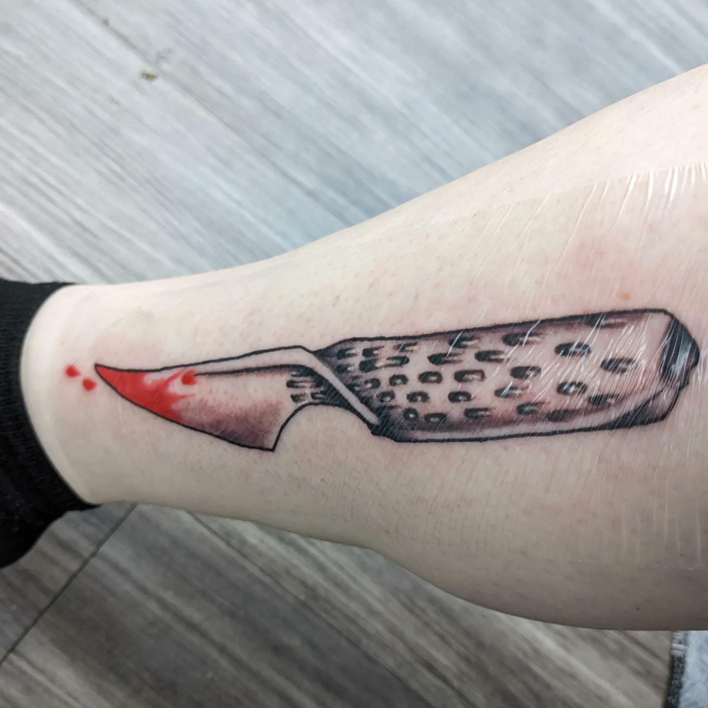 Ahhhhh Fresh Meat Diablo 1 Butchers Cleaver  Constable Tattoo by  Michael Senese  rtattoos