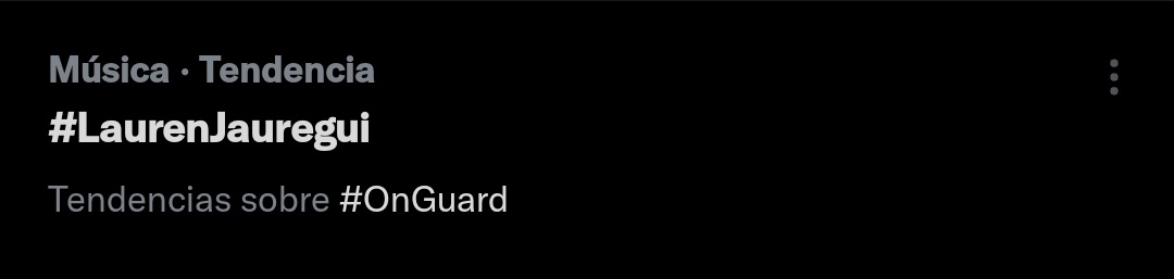 LMJMPROMO's tweet photo. A ustedes cómo les aparece Lauren en las tendencias?? a mi así 

#OnGuard by #LaurenJauregui https://t.co/Poi8FhMvuZ