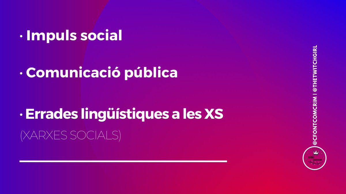 TheTwitchGirl's tweet photo. 🟩 ESTRENEM #3aTemporada ⬜️ 

Aquest #Gener2022 hem donat la benvinguda a la #informació, el #coneixement, i la #cultura amb 589 visites!

Recupera l'entrevista feta per la
@Tina_Font — de @CFontCOMCRIM, consultoria:

[ https://t.co/lcdzlOmlBR ]

-
#PodcastEnCatalà @ #13GEN2022 https://t.co/BaBPbIuB8G