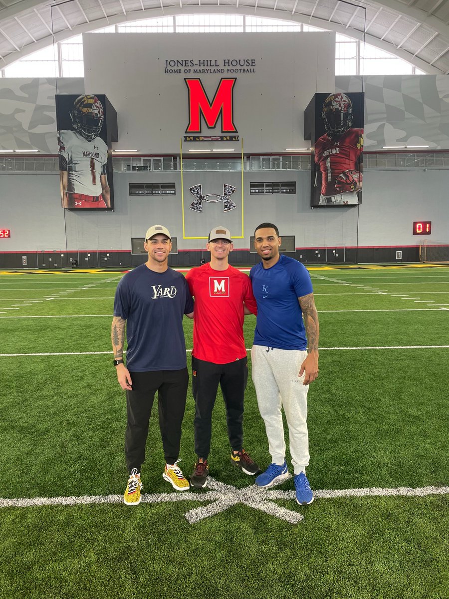 Always great to have former Terps back home in College Park! #DirtyTerps #Family