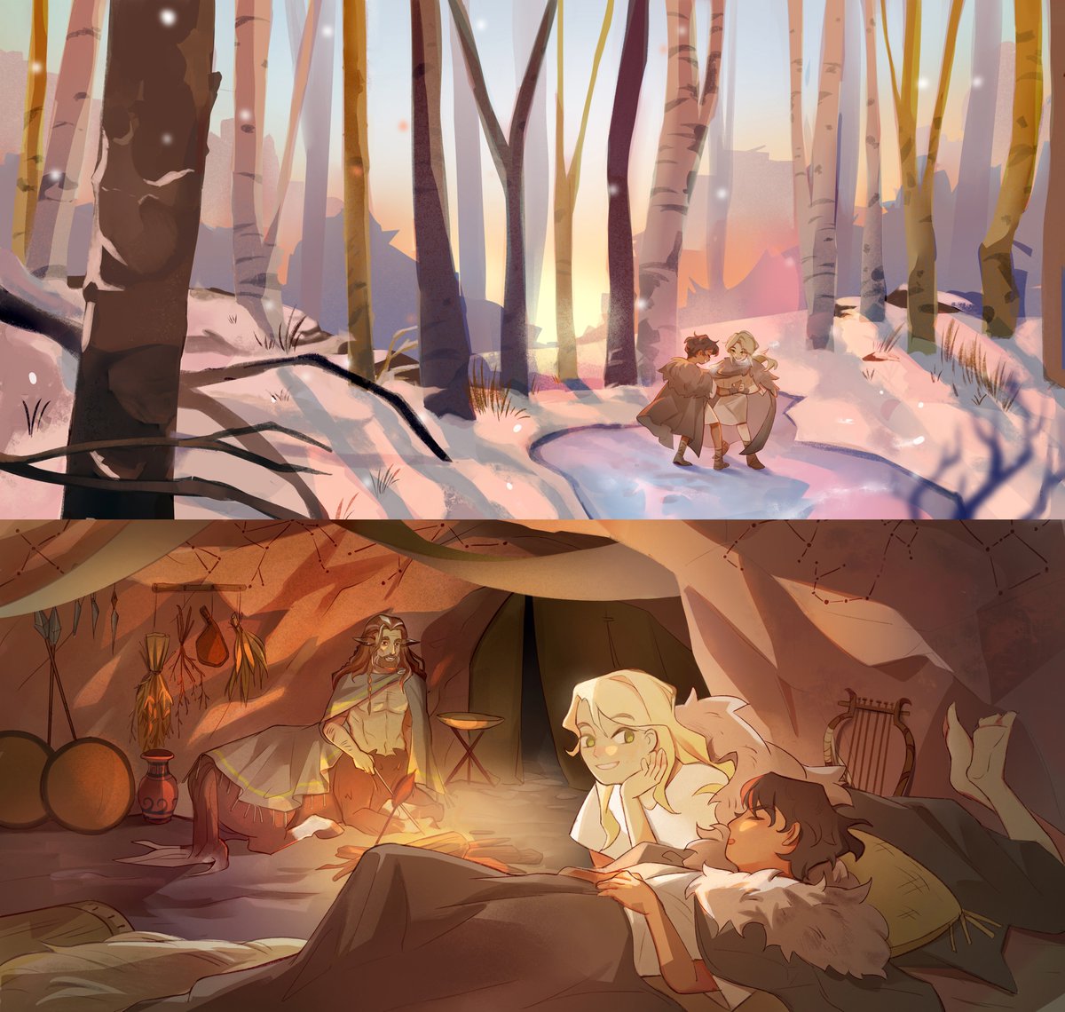 ❄️Winter day at Pelion #patrochilles #thesongofachilles