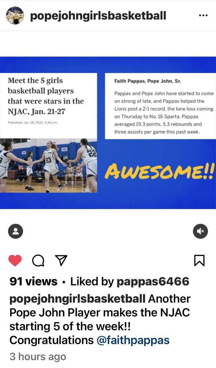 Great week of basketball for <a href="/faith_pappas/">Faith Pappas</a>