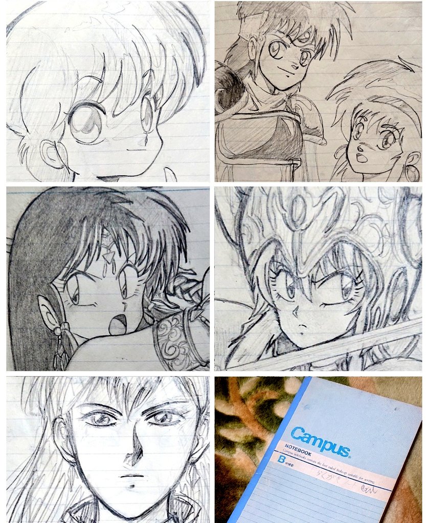 #今月描いた絵を晒そう
2022年1月は6枚でした!
(年賀状4枚と漫画原稿2枚)

あとは「今月描いた絵」じゃなくて『中学生、高校生の頃に描いた模写とラクガキ』を発見したので貼ったら思った以上に反応いただけたので来月もこのノートから何点か晒そうと思ってます😋 