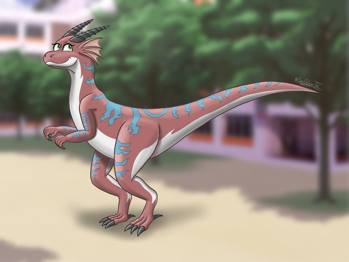 It's been a little while since I've had some time to indulge in some art!  Anna from <a href="/ScalyWings/">AngelsWithScalyWings</a> is my go to, I absolutely adore her to bits and she is so much fun to draw!  Pretty science dragon!!!  ❤❤❤

#angelswithscalywings #AwSW #鱗羽の天使