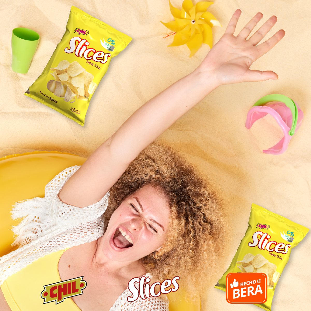 SlicesSnacks's tweet photo. Verano, diversión y #Slices 😎 🏖
Una combinación explosiva 💣 
Andá ya por las tuyas al supermercado de tu barrio‼

️#Slices #ElNombreDelSnack #TuSnackPreferido #SaboresUnicos #DeliciasSlices #TusFavoritas #SnacksNaturales #LosMejoresSnacks #Chips #PapasFritas #Snacks https://t.co/kRtjlV2dkw