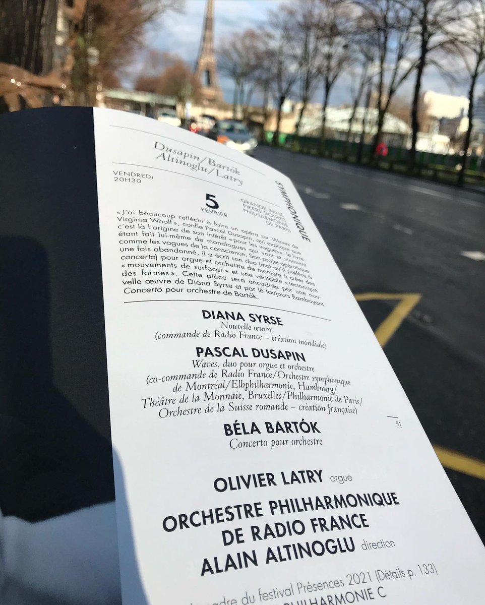 One year ago after the rehearsal of my piece for symphonic orchestra as part of the @PresencesRadio 2021 at the @philharmoniedeparis✨

Excited to listen this year’s program around the work of Tristan Murail 🔥
#paris #festivalprésences #parisphilharmonie #musiquecontemporaine