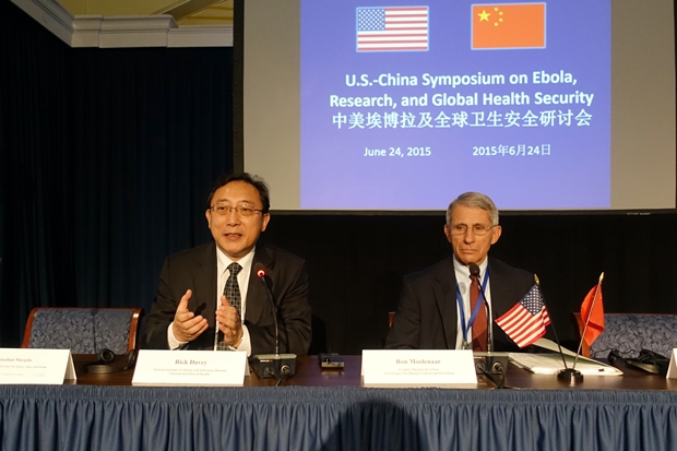 2020Gladiator's tweet photo. Xuetao Cao, major general, Jun23-26, 2015, attended: 
7th R. of #China-#US S&amp;ED
6th R. of China-US CPE in US
US-China Symposium on #Ebola, Research, and Global #Health Security
https://t.co/4xjYqmOMUr
https://t.co/5ADSVNzV2S
https://t.co/hCsXpKXMYa
#Sino #America #PLA #NIH https://t.co/flfAhoyScu