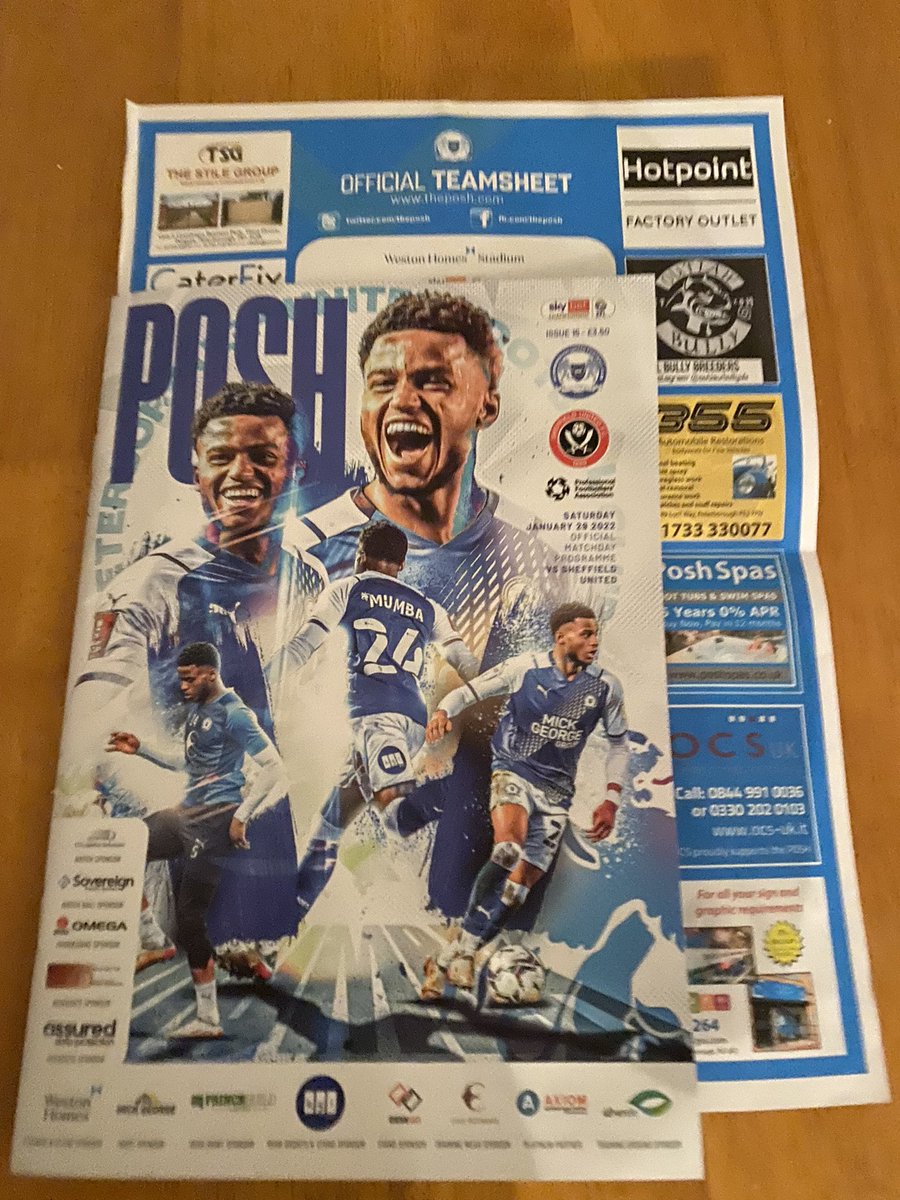 NathanH79's tweet image. Billy Sharp’s history-making programme and teamsheet, usual drill