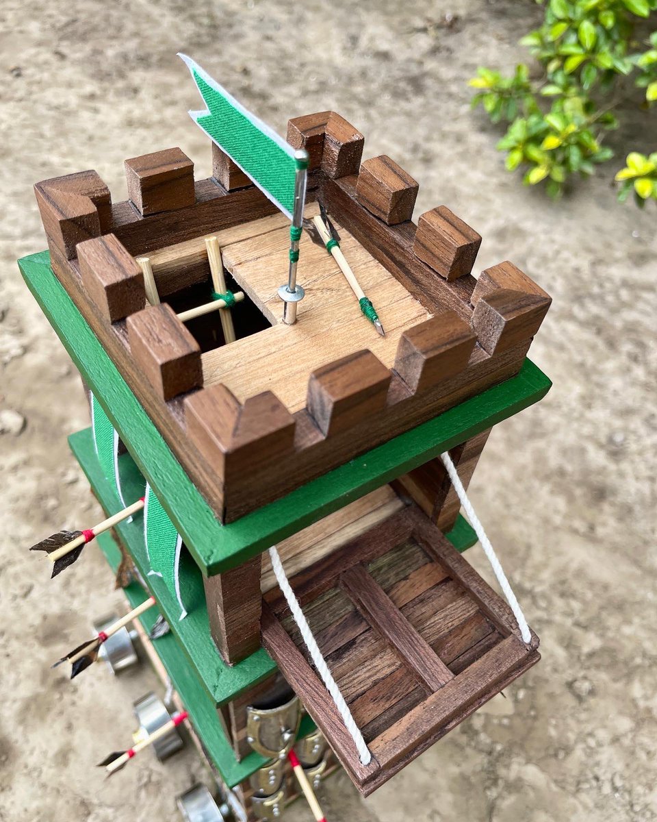ageofmanolink's tweet photo. Torre de asedio P3
Nuevo modelo con todas las mejoras
Hecha a mano por Manolink
#ageofmanolink #siegetower #siegeweapon https://t.co/j945wpWh4L