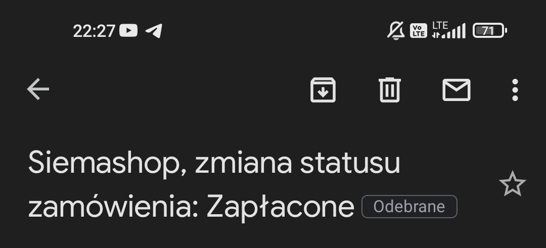 Pierwsza wpłata 54 zł na stronę
siemashop.pl
#wosp2022