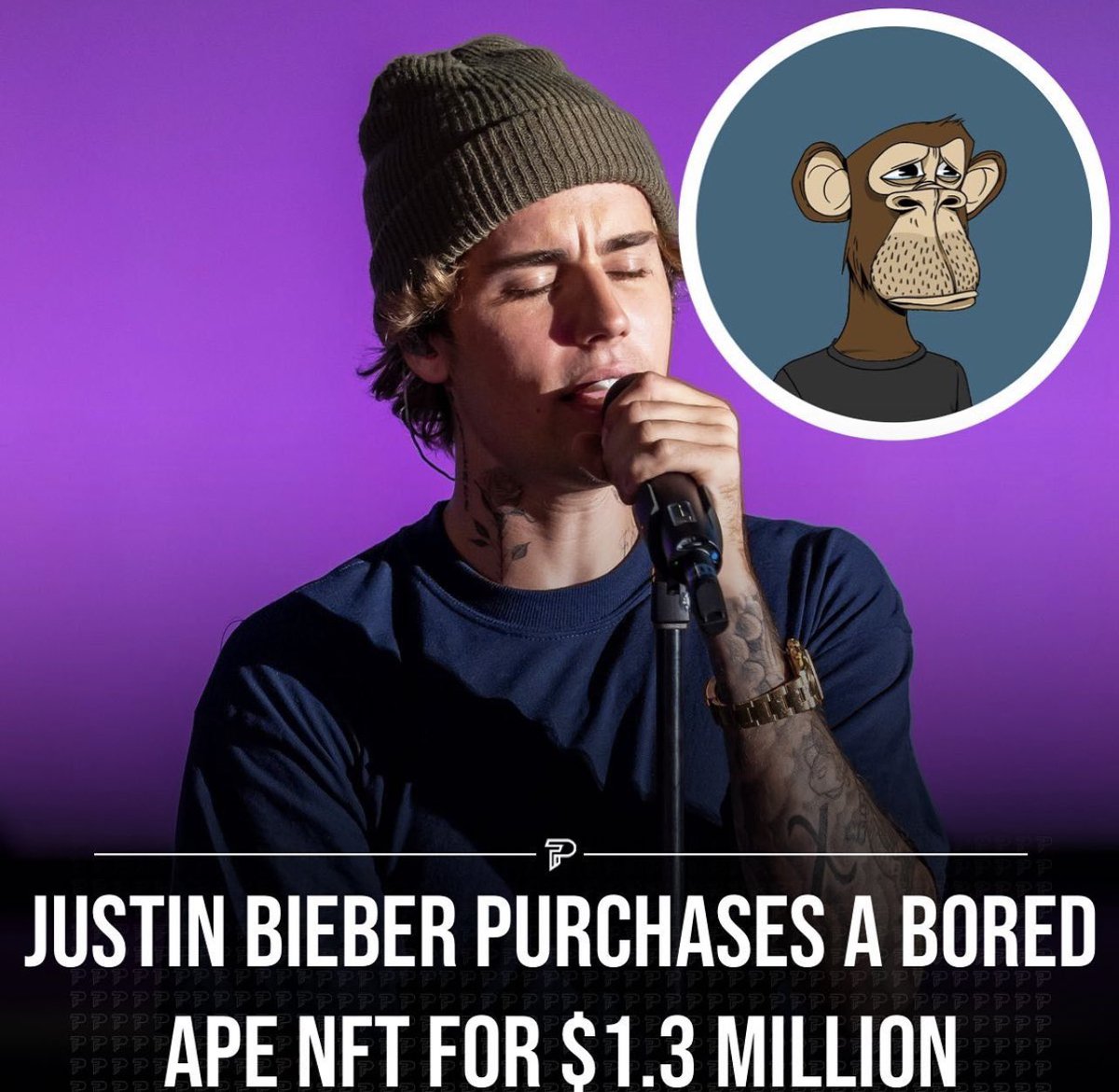dumbledoreNFT's tweet photo. Welcome @justinbieber #BAYC https://t.co/n8XhaIItN7