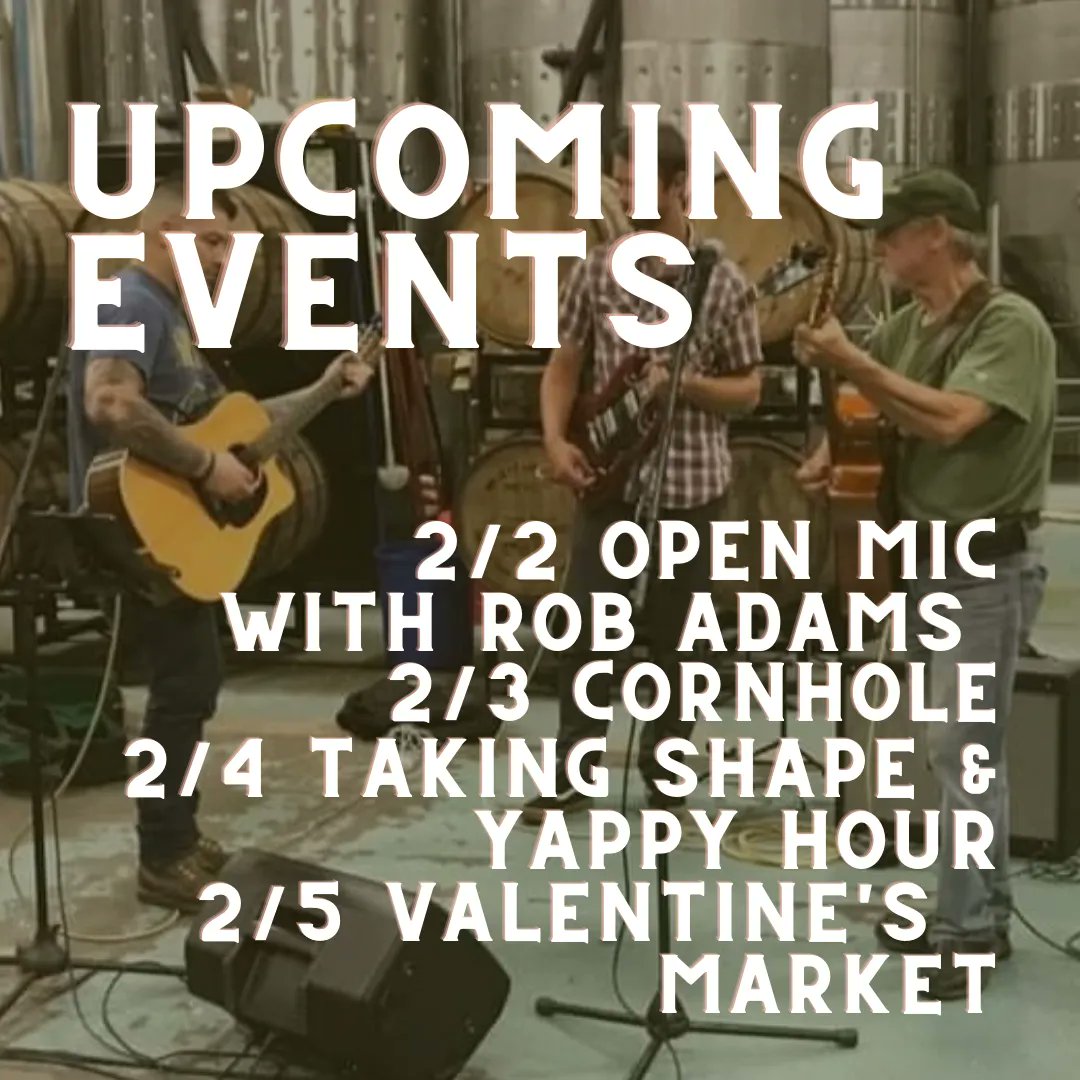 Upcoming events for this week!