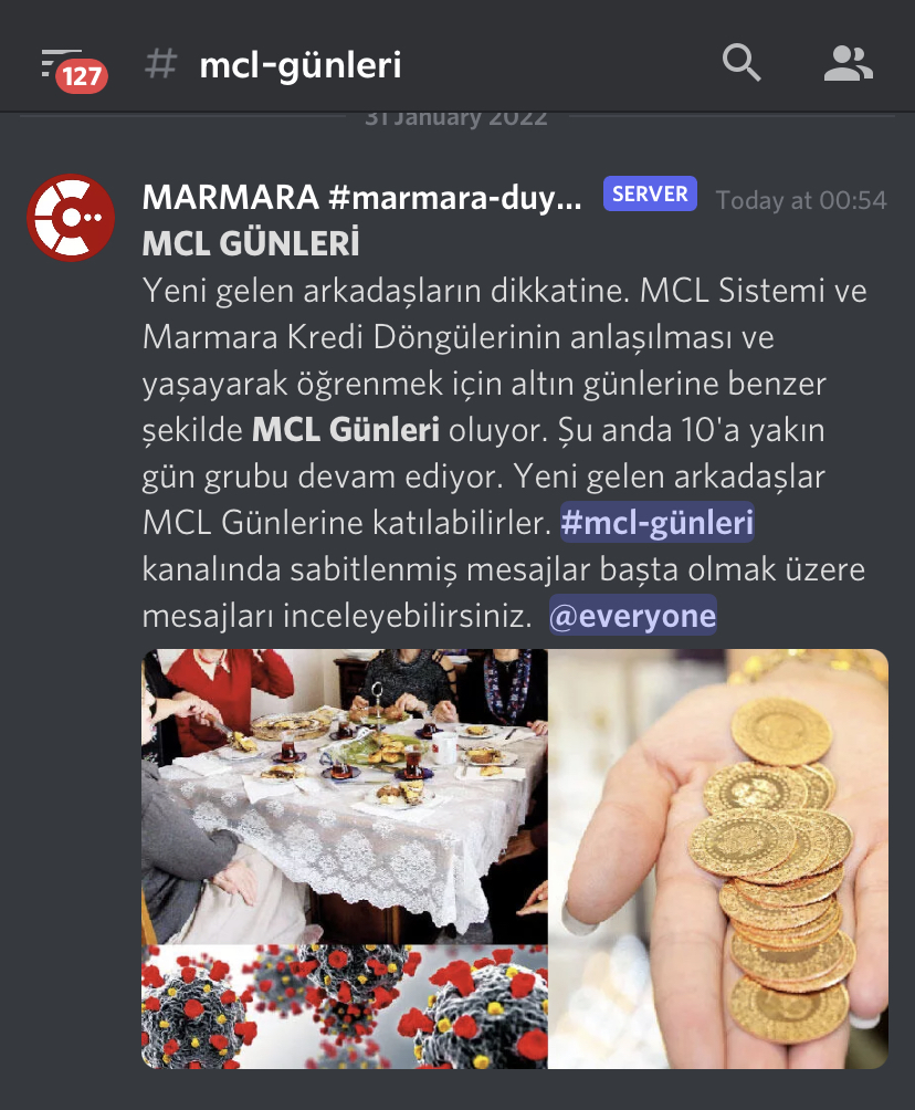 marmarachaintr's tweet photo. Altın günlerine benzer MCL Günlerine katılarak sistemi öğrenebilirsiniz. https://t.co/ZfTJhnLqH5
Not: Bağlantı 7 gün geçerlidir. https://t.co/qdoz7fEk43