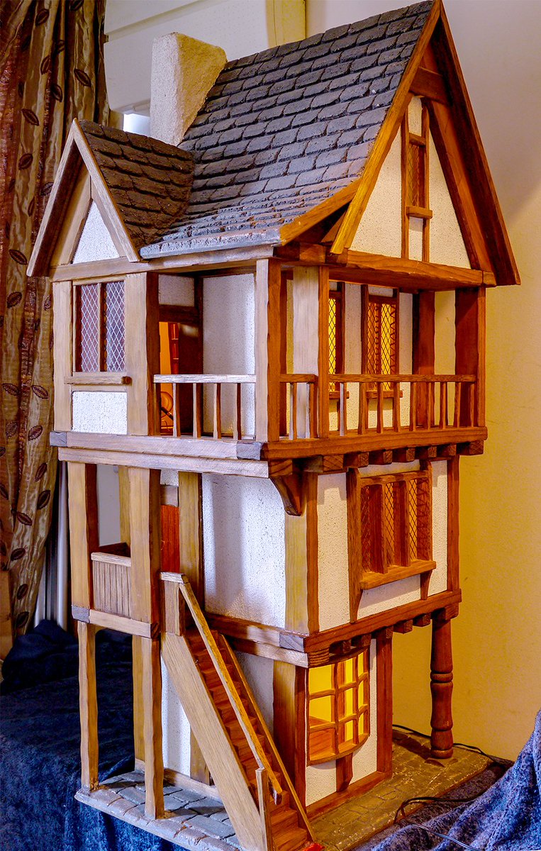 CollectableMr's tweet image. Check out what I found. 12th TUDOR DOLLS HOUSE &amp;amp;amp; SHOP 1:12 4 floors timbered period miniature building   ebay.co.uk/itm/-/20381016… via @eBay_UK