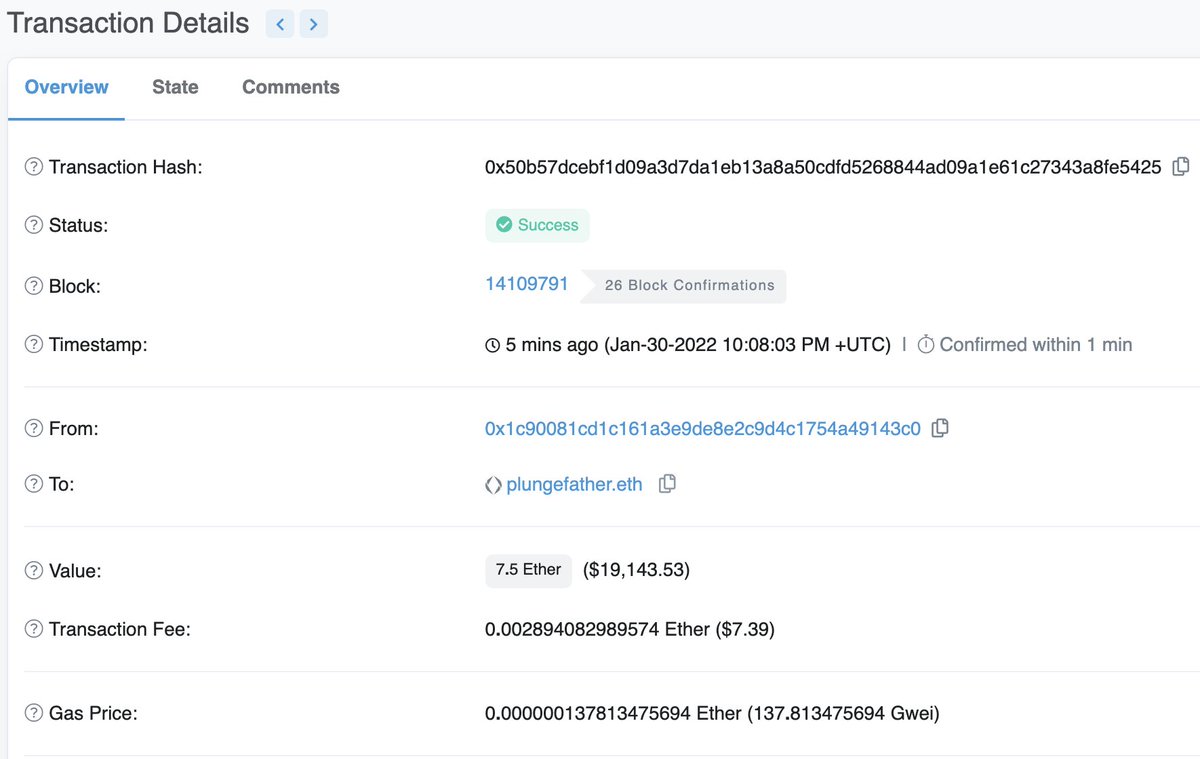 LFG!!! Congrats to <a href="/PlungeFather/">PlungeFather.eth🪠</a> on winning our final prize draw of 7.5 ETH!