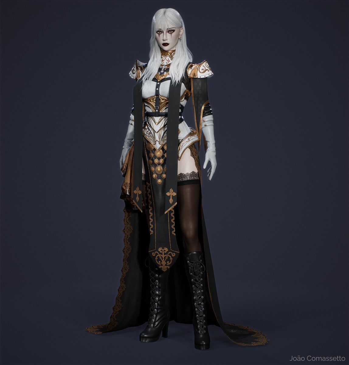 Helloo, it's been a while!
I decided to take on the challenge and make my first real-time game character, I learned a lot and couldn't be happier with the result.
artstation.com/artwork/4X6b54
#zbrush #finalfantasy #3DCG #characterart #artstation #sculpture