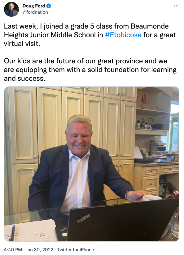 asifintoronto's tweet photo. These are the first tweets of the day for these two respective Ontario provincial party leaders. #onpoli https://t.co/kQW95hVhvf
